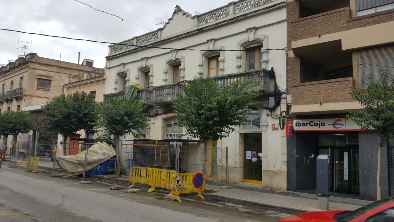 Comencen els treballs previs a l’antic edifici del sindicat